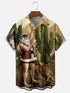 Men's Christmas Funny Graphic Short Sleeve Hawaiian Shirt